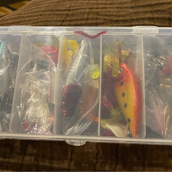 Tackle box with lures. - Picture 2 of 2